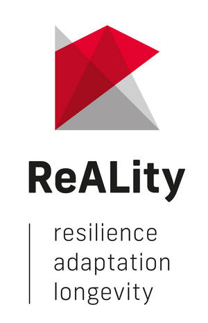 ReALity Logo with the words "resilience, adaptation, longevity"